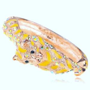 Tiger gold tone bracelet